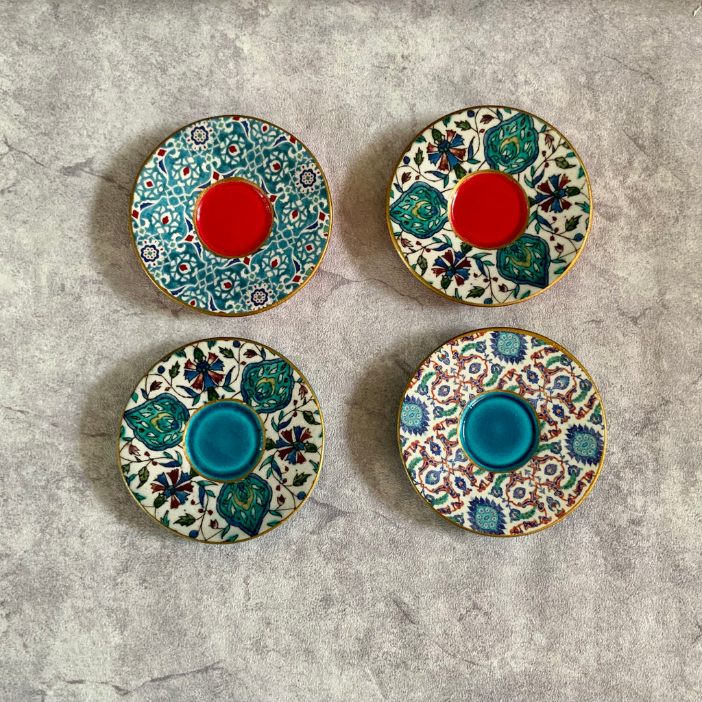 turkey, iznik, handmade, teaset, coffee set