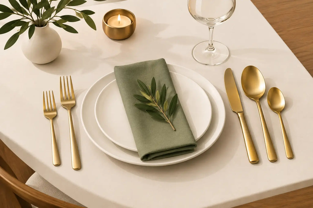 How a Brass Cutlery Set Transforms the Table