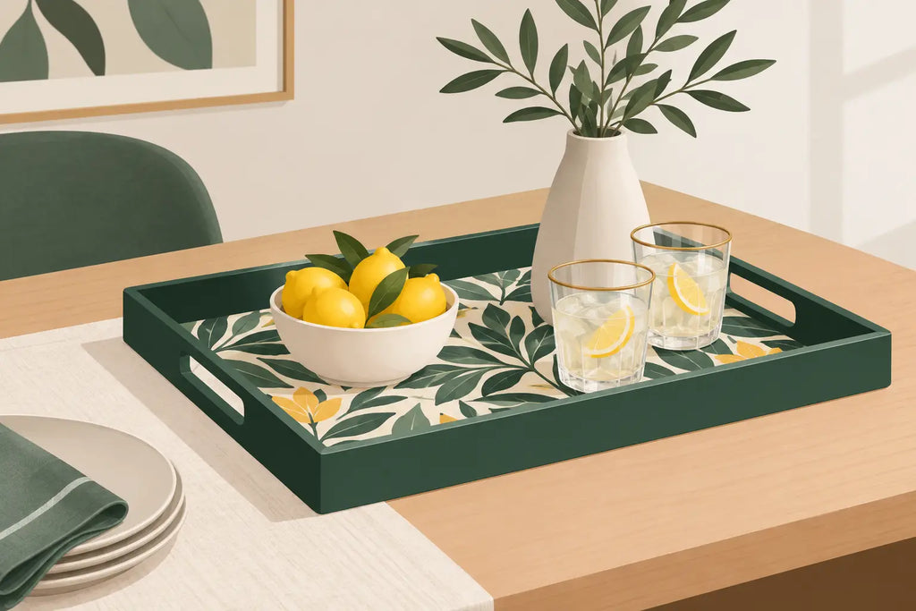Printed Serving Trays That Set a Table’s Tone
