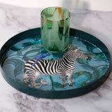 Azure Zebra Tray