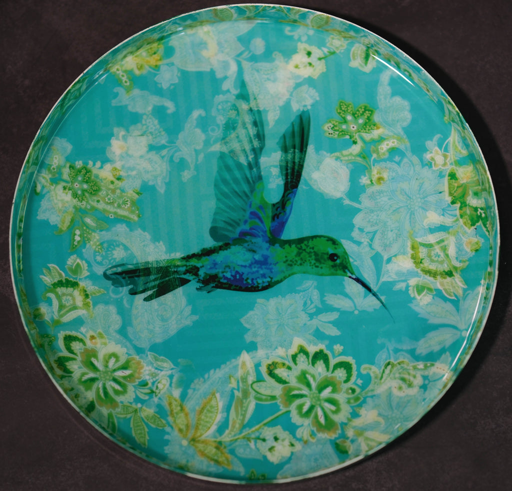 Tropical Hummingbird Serving Tray