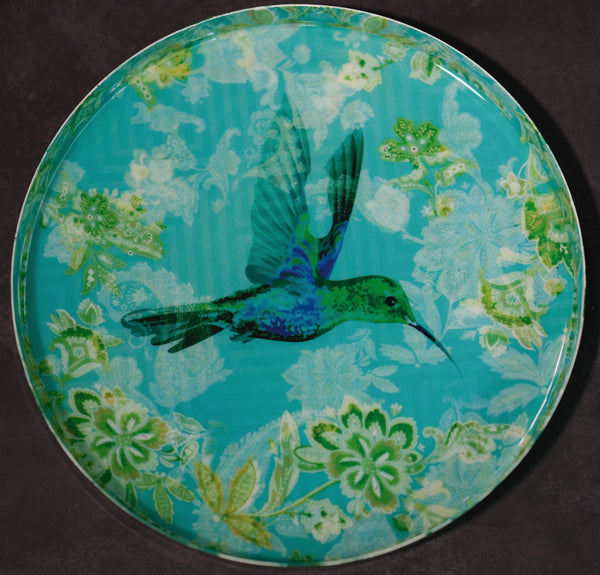 Tropical Hummingbird Serving Tray