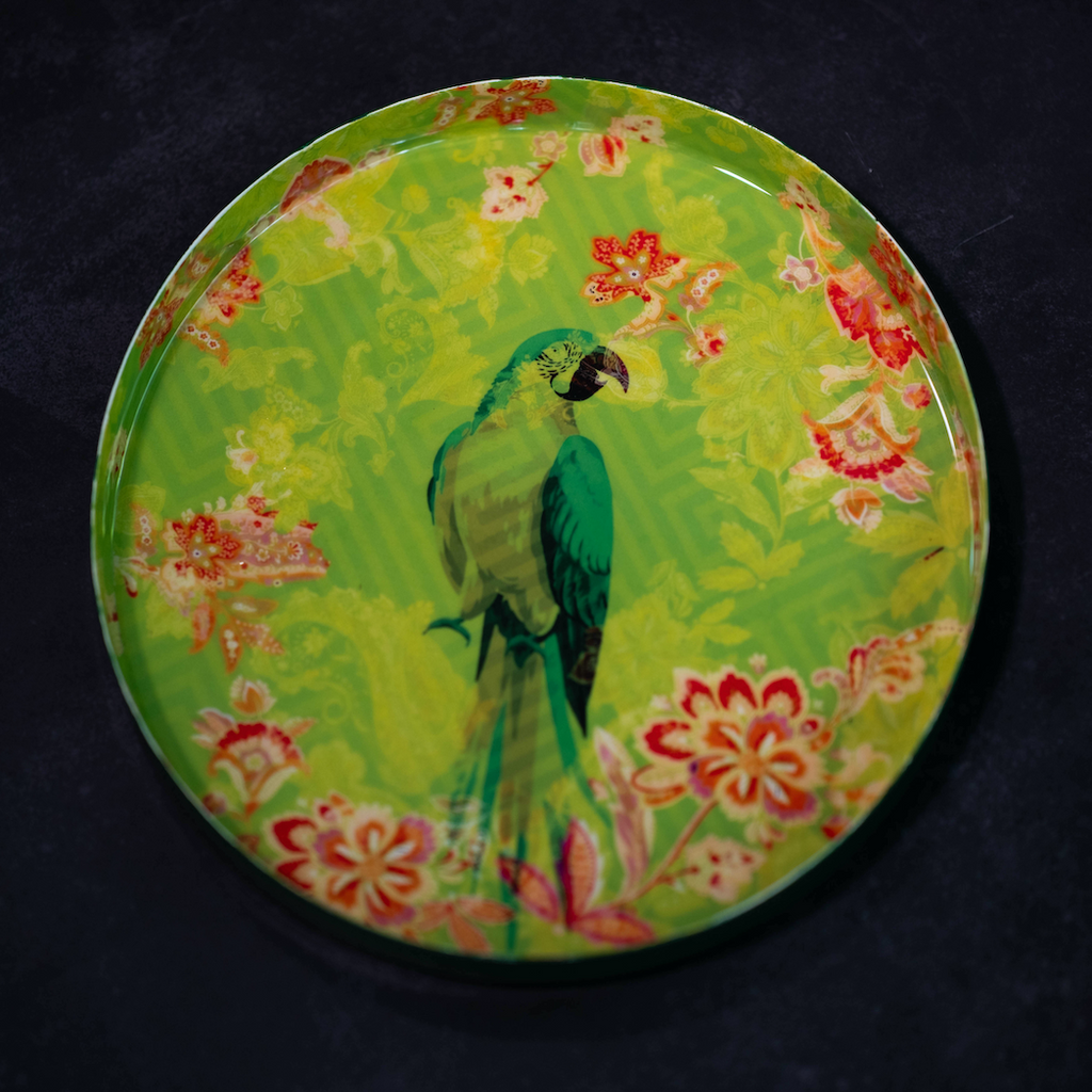 Tropical Parrot Paradise Serving Tray