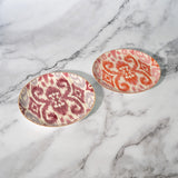 Ikat Design Dessert Plates ( Set of 2)