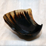 Abstract horn bowl