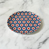 Dessert Plates  Cubic Print  (Set of 2)