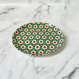 Dessert Plates  Cubic Print  (Set of 2)