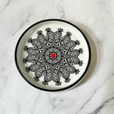 Dessert Plates Mandala  Print (Set of 4)
