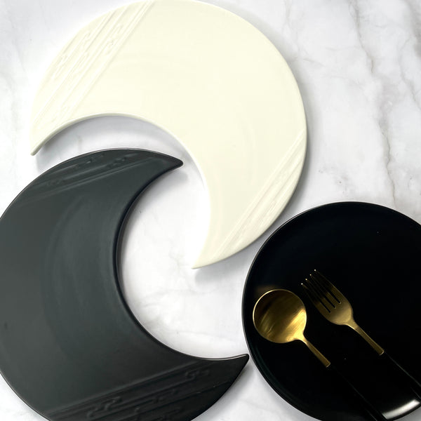 Crescent Shape plates