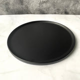 Como Black Ceramic  Dinner and Side Plate