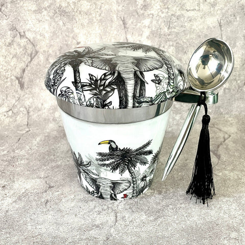 Ice cream Pint Holders Jungle  Print