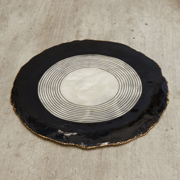 tye tye, place mat, table mat, dining mat, easy to clean, washable, exclusive, singapore, buy online, black, white, round, 