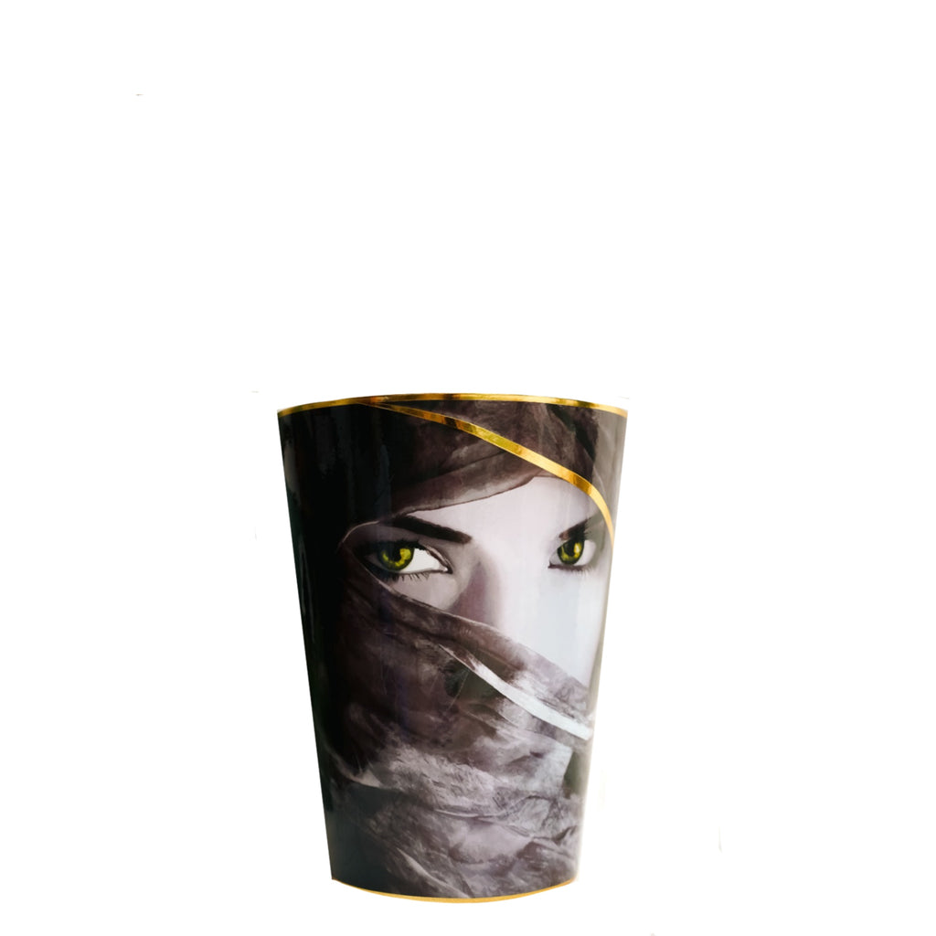 Arabian Eyes Ceramic Candle 16 cm